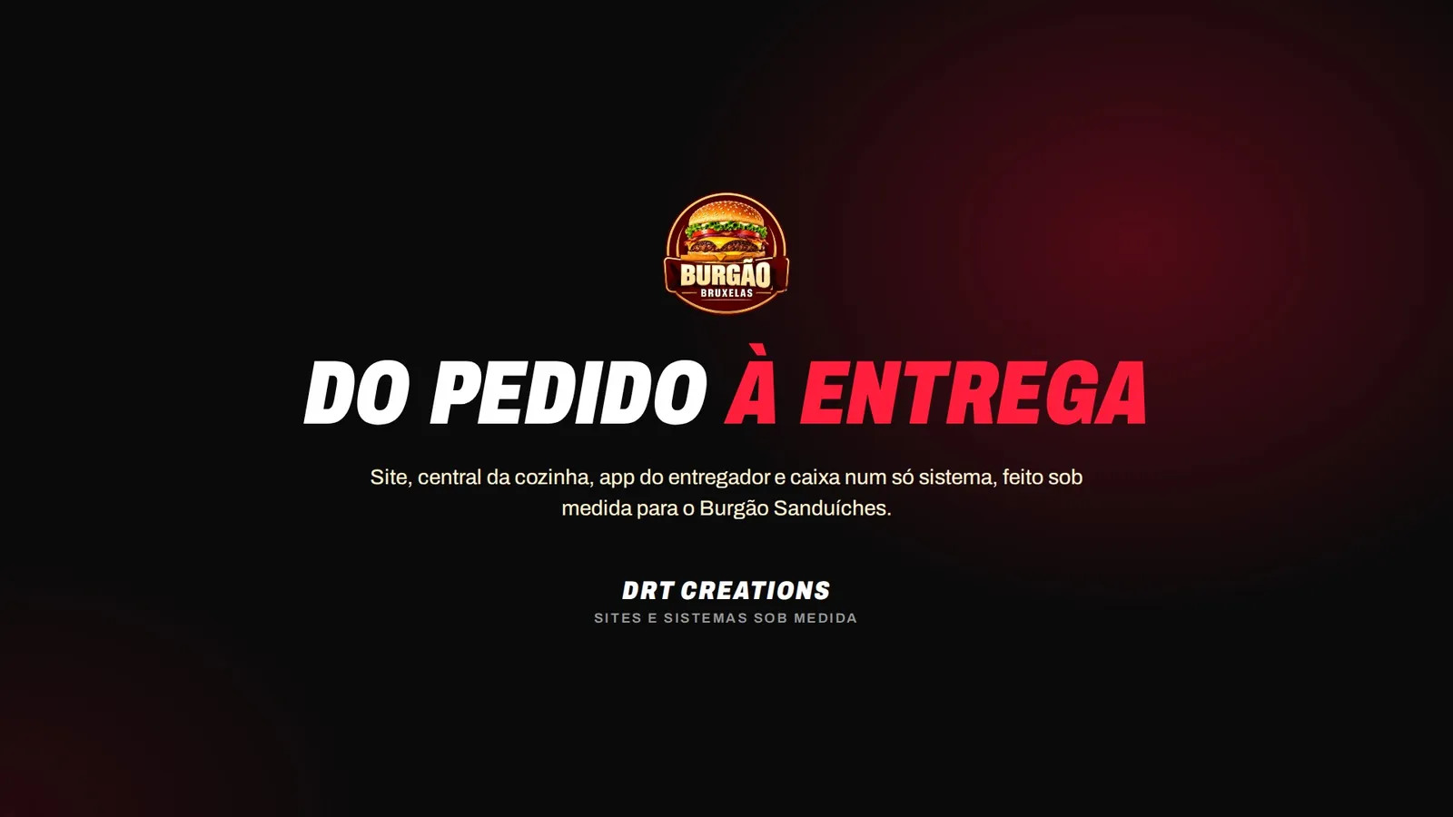 Do pedido à entrega